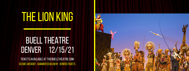 The Lion King at Buell Theatre