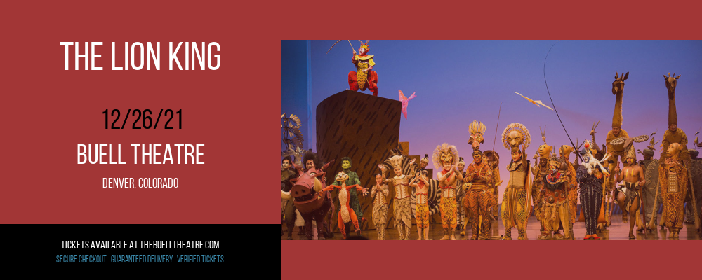 The Lion King [CANCELLED] at Buell Theatre