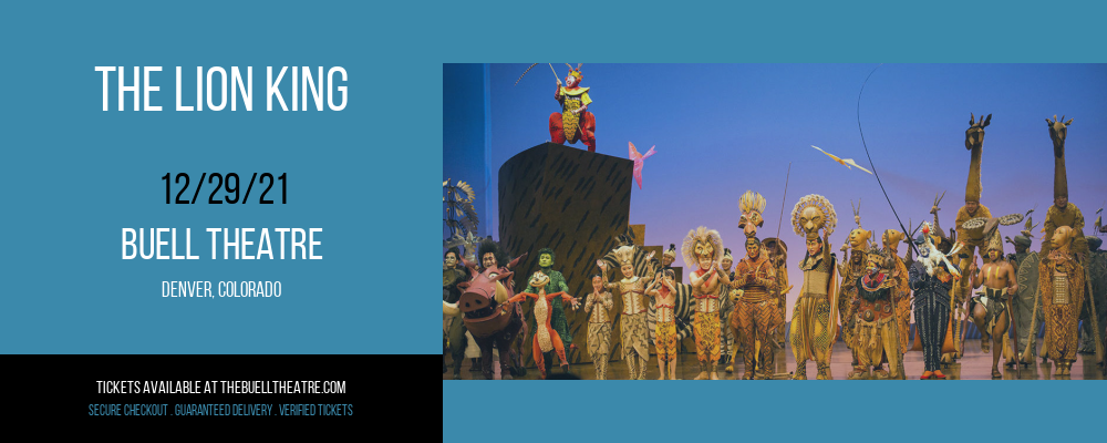 The Lion King [CANCELLED] at Buell Theatre
