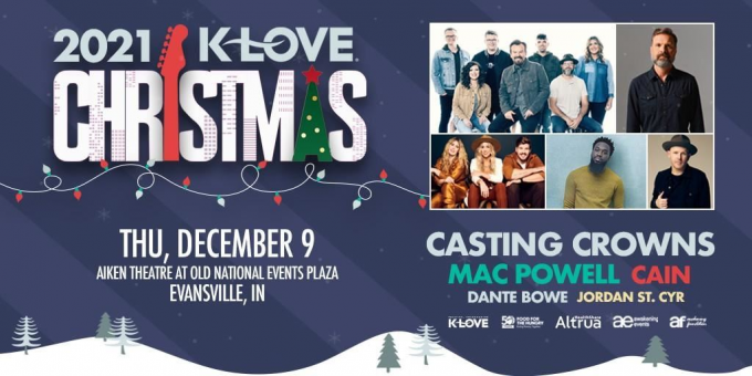 K-Love Christmas Tour: Crowder, Matt Maher & Jordan St. Cyr at Buell Theatre